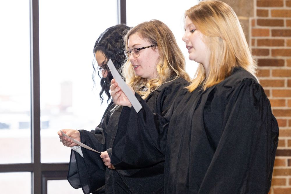 New student convocation at Maria College.